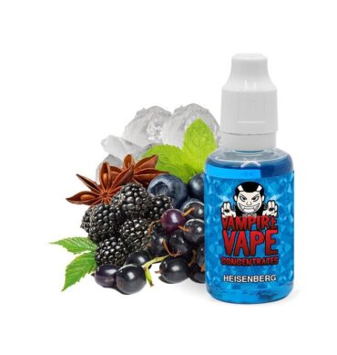 Concentré Heisenberg 10ml – Vampire Vape | Fruits noirs, menthol & anis