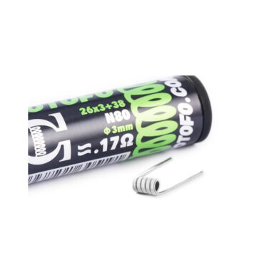 PACK DE 10 COILS TRI CORE FUSED CLAPTON NI80 (26X3+38) WOTOFO