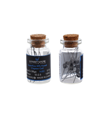 SUPERFINE MTL FUSED CLAPTON COIL 10PCS VANDY VAPE