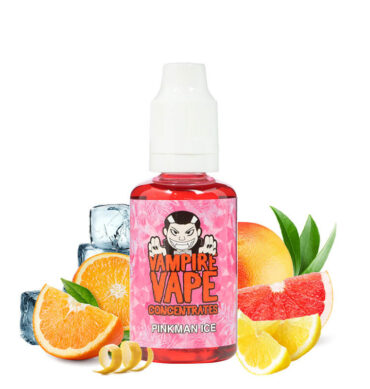 Concentré Pinkman Ice 10ml – Vampire Vape | Agrumes frais & glace mentholée