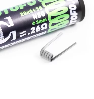 Quad Core Fused Clapton Coils (10pcs) – Wotofo | Résistances préfabriquées premium RDA/RTA