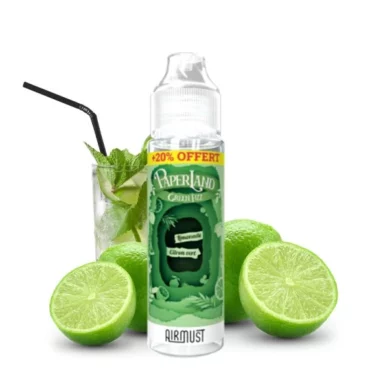 Greenfizz 60ml – Paperland by Airmust | Citron vert & mojito frais