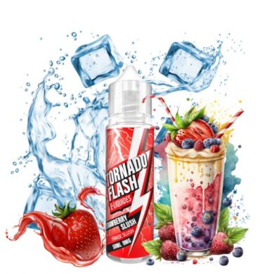 Strawberry Slush 50ml – Tornado Flash | E-liquide fraise glacée
