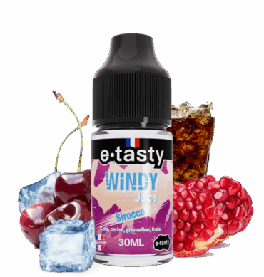 Concentré Sirocco 30ml – Windy Juice | Cerise Framboise Soda frais | Arôme DIY fruité