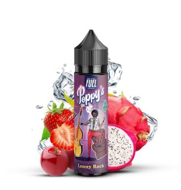 E-liquide Lenny Rock 50ml Poppy's Maison Fuel fraise cerise fruit du dragon frais