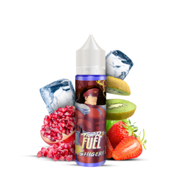 E-liquide Shigeri 50ml Fighter Fuel grenade kiwi fraise