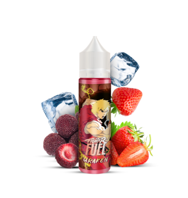E-liquide Uraken 50ml Fighter Fuel fraise baie yangmei frais