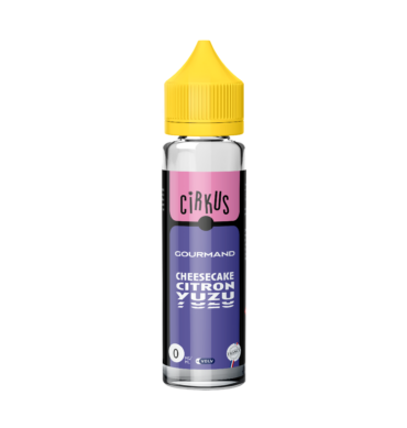e-liquide gourmand Cirkus cheesecake citron yuzu