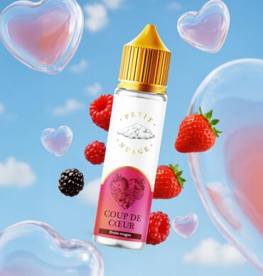 e-liquide Coup De Cœur 50ml Petit Nuage fruits rouges