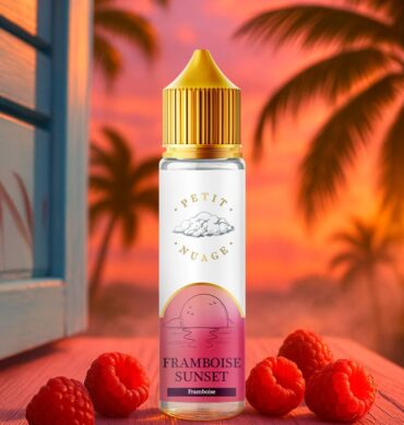 e-liquide Framboise Sunset 50ml Petit Nuage framboise