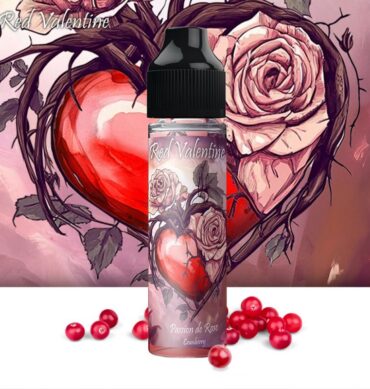 e-liquide Passion De Rose 50ml Red Valentine cranberry