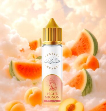 e-liquide Péché Mignon 50ml Petit Nuage pêche pastèque