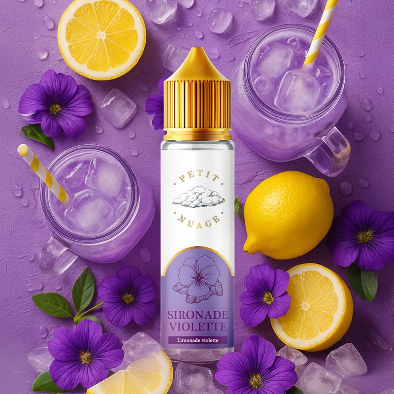 e-liquide Sironade Violette 50ml Petit Nuage violette