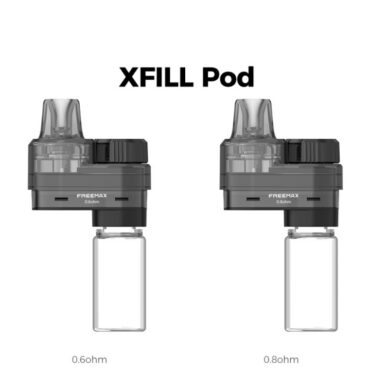 La cartouche XFill Pod 5ml Freemax offre une grande capacité, un système anti-fuite performant et des résistances intégrées pour une vape personnalisée en MTL ou RDL.