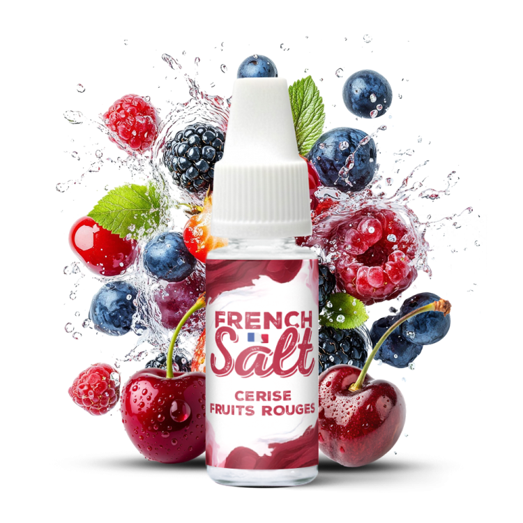 e liquide cerise fruits rouges french salt