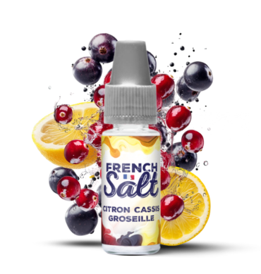 e liquide citron cassis groseille french salt