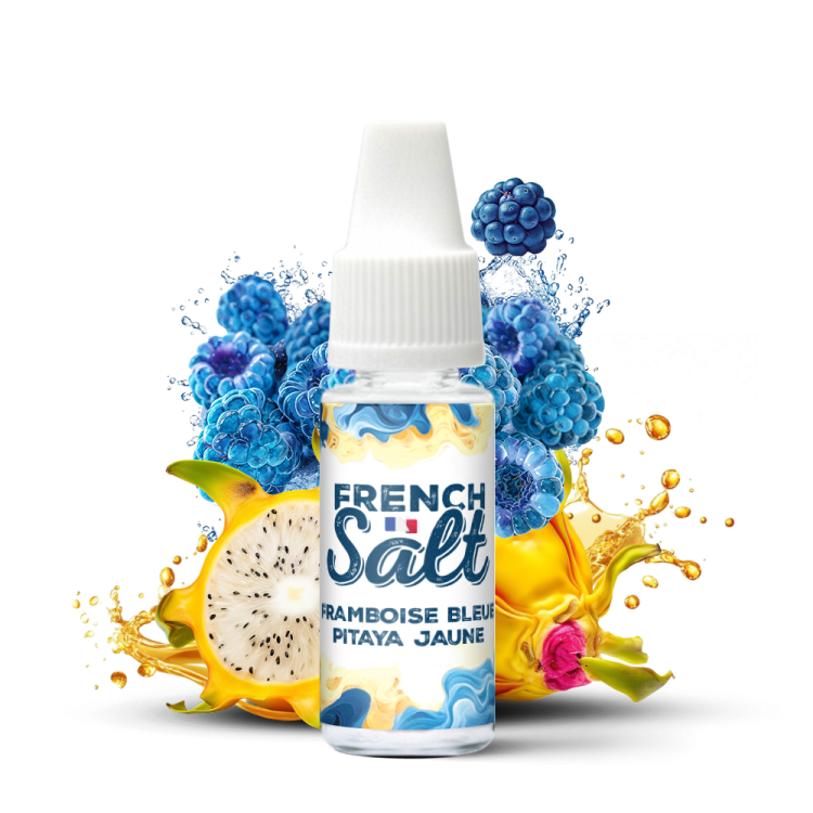e liquide framboise bleue pitaya french salt