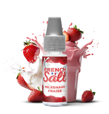 e liquide milkshake fraise french salt