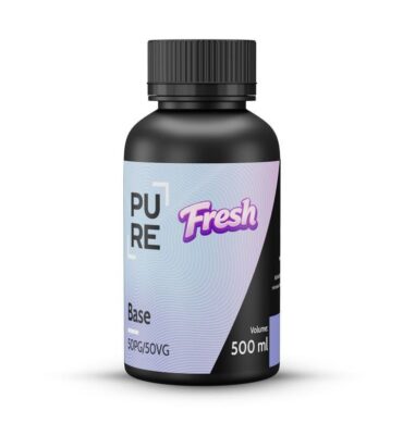 Flacon Base DIY Fresh PURE 500 ml 50PG/50VG pour e-liquide