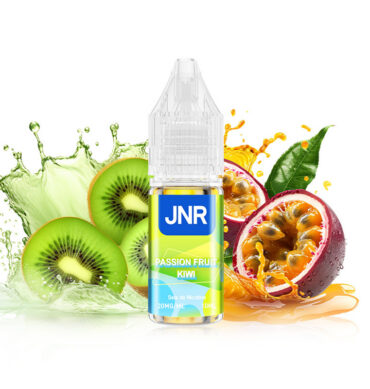 E-liquide JNR Nic Salts Passion Fruit Kiwi 10 ml 20 mg saveur fruit de la passion et kiwi