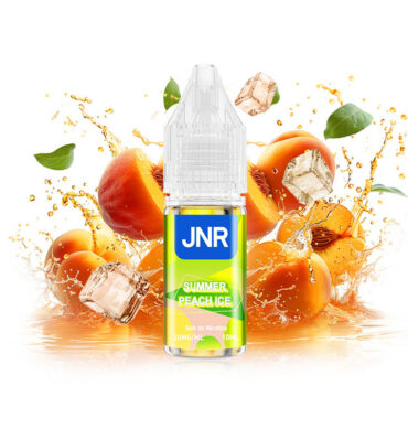 E-liquide JNR Nic Salts Summer Peach Ice 10 ml 20 mg saveur pêche glacée