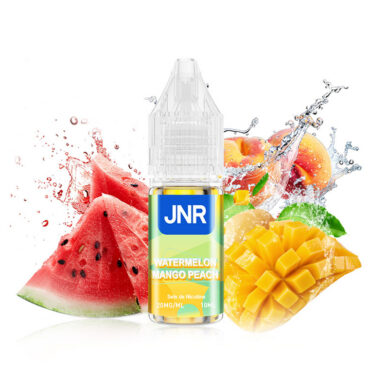 E-liquide JNR Nic Salts Watermelon Mango Peach 10 ml 20 mg saveurs pastèque mangue et pêche