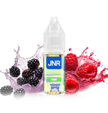 E-liquide JNR Nic Salts Blackberry Red Raspberry 10 ml 20 mg saveur mûre et framboise rouge