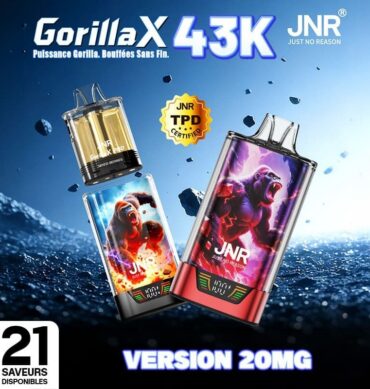 Puff JNR Gorilla X 43K – 20 mg