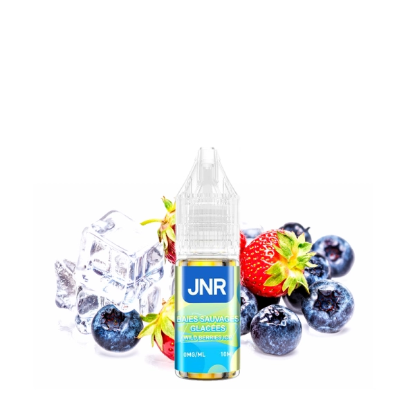 E-liquide JNR Nic Salts Wild Berries Ice 10 ml 20 mg saveur baies sauvages glacées
