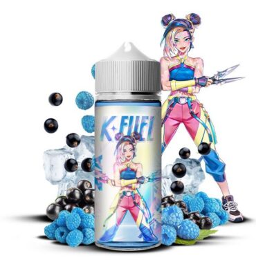 E-liquide Zia 100 ml K-Fuel Maison Fuel framboise bleue cassis frais